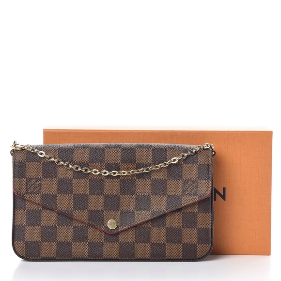 Louis Vuitton Handbags - {Louis Vuitton} Damier Ebene Pochette Felicie Bag